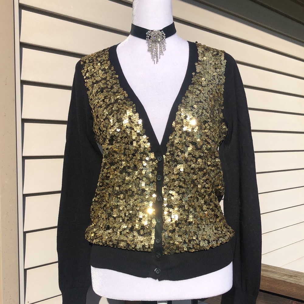 Gorgeous Vintage Moda International Sequin Sweater